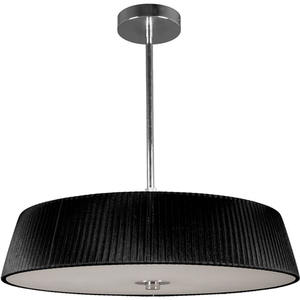 ASTRID Lámpara de Techo LED Moderna 4xE27 50mm Negro/Cromo con 6000K CCT 18W/12W IP44 PARA EL Hogar Oficina Sala de Estar Dormitorio Uso - Product Image 1