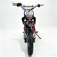 125cc Automatic Dirt Bike Gasoline Off Road Motorcycle Pitbike with Front Rear Disc Brakes Inverted Hydraulic Shock Absorber