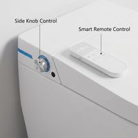 Articles sanitaires en céramique, bidet automatique, toilette avec capteur de chasse d'eau, WC électrique, salle de bain, toilette intelligente avec télécommande