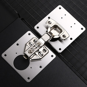 Kit de Reparación de Bisagras de Acero Inoxidable para Muebles, Herrajes para Hogar y Oficina, Fácil Fijación con Placa de Bisagra - Product Image 2