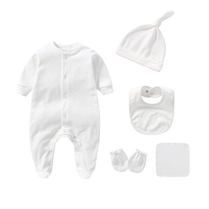 Plain Infant Pajamas Set 6pcs/pack 100% Cotton Newborn Baby <b>Clothes</b> Gift <b>Box</b> Sleep Wear Baby - Product Image 4