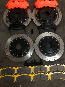 Kit de freinage à double étrier <span class=keywords><strong>6</strong></span> pistons pour Hyundai Tucson Santa Fe Sonata <span class=keywords><strong>Ioniq</strong></span> 5 <span class=keywords><strong>6</strong></span>, couleur personnalisée, expédition rapide, sans code d'erreur - Product Image 5