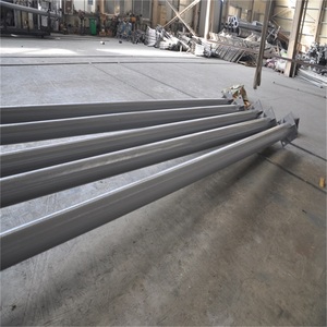 Poste de luz de calle galvanizado por inmersión en caliente de entrega rápida 25 pies <span class=keywords><strong>4</strong></span> "11 calibre poste de luz de acero cuadrado recto - Product Image 4