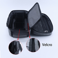 Sacs de rangement combinés à fermeture éclair en nylon pour cosmétiques, kit de fumée, cadeau, voyage, extérieur, portables, 22*15*11cm