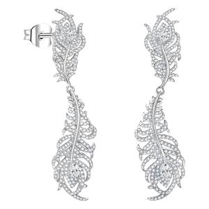 Plumas de pavo real para mujer, pendientes lujosos, suministros para la fabricación de pendientes - Product Image 2