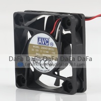 Ventilateur de refroidissement silencieux AVC 5V 24V 48V DC 12V 0.14A AC EC 4010 40X40X10MM 4CM à grande capacité d'air, double roulement à billes, pour CPU DS04010B12U