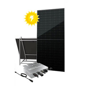 Livraison rapide panneau solaire 800W 1200W Micro onduleur balcon panneau solaire Plug and Play tout noir Kit de panneau solaire usage domestique - Product Image 1