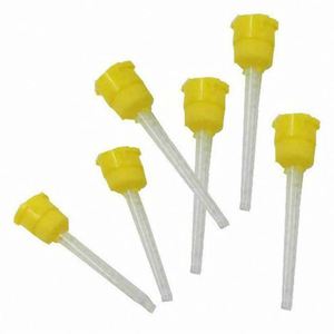 Punte di miscelazione monouso in silicone materiale dentale <span class=keywords><strong>Intra</strong></span> orale punta di miscelazione denti gialli multiuso - Product Image 5