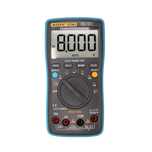 Multímetro Digital Zoyi Zt301 de 8000 Lecturas con Rango Automático True RMS y Medición de Temperatura para Uso Doméstico - Product Image 1