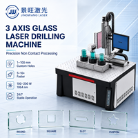 Dispositif de fixation CNC automatique à trois axes pour ligne de production d'emballages en verre, machine de perçage au laser du verre