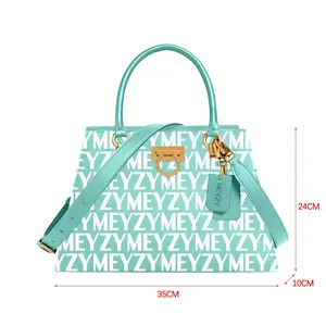 Luxus Handtaschen für Frauen weiblich Pu Leder New Fashion Damen Umhängetaschen mit Logo individuell bedruckt