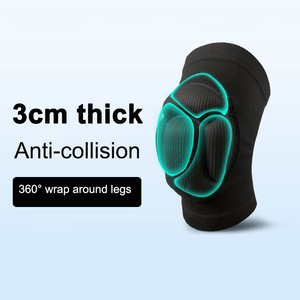 Genouillère de sport en gros, haute élasticité, protection anti-collision avec coussinets en mousse - Product Image 2