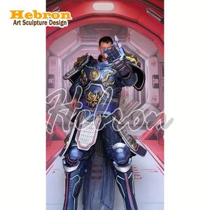 Factory Hot Sale Hot Performance Wear <strong>Halo</strong> General Mecha Cosplay <strong>Costume</strong> Action Figure Irons Mans Adult <strong>Costume</strong> for Robot Show - Product Image 4