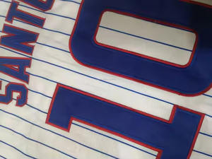 出荷準備ヒューストン野球シャツAltuve Alvarezネイビーグレー刺繍ジャージー野球 - Product Image 6