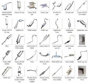 Silenciador de Escape de Acero Inoxidable para Camry, Corolla, Hilux, Highlander, RAV4, Crown, Yaris - 1.5 mm de Grosor - Product Image 5