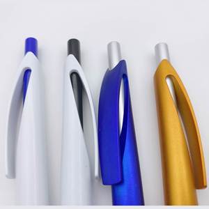 Anodized Aluminum Click <b>Ballpoint</b> <b>Pen</b> With Hollow Cutout Clip Anti-Slip Groove Grip, Slim Retractable Advertising Signature <b>Pen</b> - Product Image 4