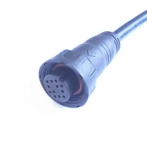 Llt M19 Waterdichte Elektrische Automotive Connector 2 3 4 5 6 7 8 9 10 12 14 Pin Man Sockets en Vrouwelijke Stekkers Met Draad