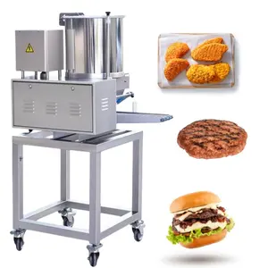 Automatic Chicken Nuggets Making Machine Hamburger Burger Patty Forming Making Processing Machine