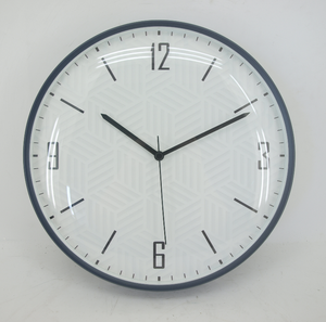 Reloj de Pared de Cuarzo con Cristal Convexo, Estilo Simple de Plástico, Forma Redonda, Logotipo Personalizado, Relojes Modernos - Product Image 1