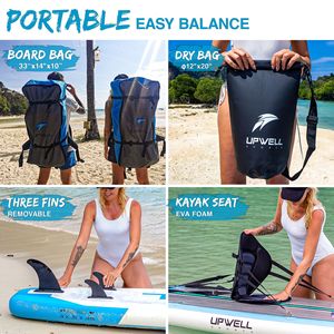 Tabla de Paddle Surf Inflable Upwell de 12.5 kg, Antideslizante, para Aguas Oceánicas - Product Image 4