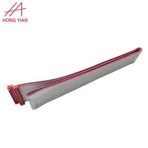 Tùy Chỉnh Kết Nối <span class=keywords><strong>IDC</strong></span> 1.27Mm 2.54Mm Pitch Che Chắn 2-64 Pins Màu Đỏ Màu Đen Cầu Vồng Phẳng Cáp - Product Image 3