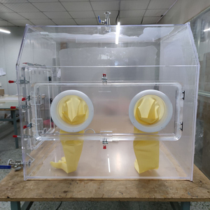 Transparent Acrylic Glove Box Testing Equipment, Large Organic Glass Experimental Instrument, Sealed Box - Product Image 1