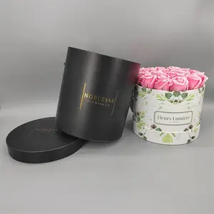 Popular High Quality Box Cylinder Paper Tube Custom Luxury Round Paper Box For Flowers