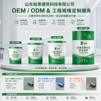Fournisseur leader en Chine de peinture d'étanchéité au ciment JS pour projets de bâtiments commerciaux, fourniture de matériaux de construction à guichet unique