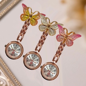 Fashion Unisex Pocket Watch Nurse Watch Classic Round Dial Quartz Analog Alloy Nurse Medical Keychain Pocket Watch Man WomenGift - Product Image 1