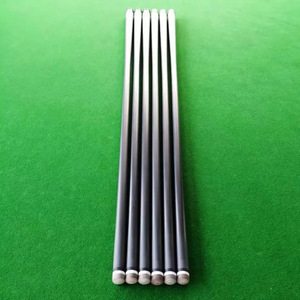 Carbon Fiber Billiard <b>Cue</b> 12.4mm 1/2 Inch Forelimb With 8 Teeth Lightweight Portable Training <b>Pool</b> <b>Cue</b> - Product Image 1