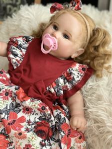 Fille Blythe réaliste pas cher 18 pouces taille Crochet chiffon réaliste Mini Ual noël silicone bébé coup Reborn poupées - Product Image 4