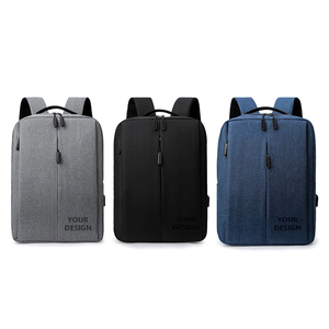 Laptop Backpack Polyester Material Customized Heat Transfer logo Backpack Gift Items New Employee Welcome Giveaway Product