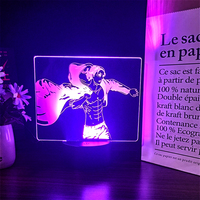 Lampe à bulles de poisson Anime, veilleuse pour enfants, lumière douce blanche chaude, rechargeable, à intensité réglable, pour la décoration de la chambre des enfants
