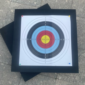 高密度EVAアーチェリーターゲットブロック-軽量で持ち運び可能な練習用射撃パッド、自立型六角形デザイン、50x50cm - Product Image 4