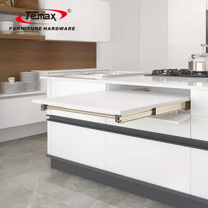 TEMAX mobili invisibile a spinta piatta tavolo da pranzo binario cassetto nascosto scivolo per mobili ferramenta - Product Image 2