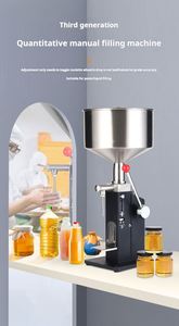 Manual Small <b>Volume</b> Bottle Water Cosmetic Cream Liquid Oil Drink Soft Toothpaste Cream <b>Shampoo</b> Ketchup Honey Filling Machines - Product Image 5
