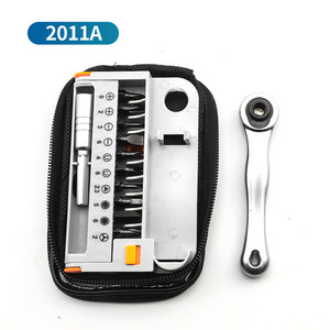 Industrial Grade Hexagon <b>Ratchet</b> <b>Spanner</b> Quick Release Mini Wrench <b>Set</b> with Chrome Steel Handle and Screwdriver Bits - Product Image 2