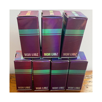 VB75 - Boîte holographique laser pour flacon de 3 ml, design professionnel, modèle GRATUIT, personnalisez votre logo, violet, pour l'emballage de peptides