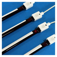 REMA Salle de Sauna Électrique Demi Blanc Rubis Rouge Tube de Quartz Lampe Chauffante Infrarouge Bouteille Verre Soufflant Lampe Halogène à Ondes Courtes