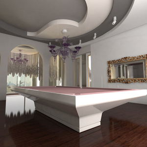 Hiện đại màu trắng hồ bơi bảng thiết kế sang trọng Trung Quốc 8 bóng hồ bơi bảng để bán - Product Image 4