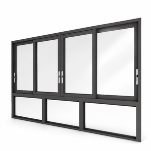 Puertas y Ventanas de Aleación de Aluminio de Grado Arquitectónico Personalizadas con Marco de Plástico y Diseño Deslizante Insonorizado para Proyectos Comerciales - Product Image 1