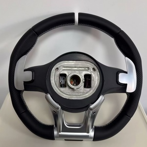 Volant en cuir personnalisé pour <span class=keywords><strong>Mercedes</strong></span> Benz <span class=keywords><strong>AMG</strong></span> W204 W205 W213 W218 W177 W176 W167 W211 C300 C63 C43 - Product Image 5