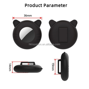 Airtag Cat Collar Holder, Pet Silicone Protective Case for Airtag, Waterproof Case Cover for Apple Airtag Cat <strong>Dog</strong> Pet Collar - Product Image 4