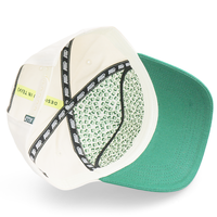Casquette de baseball HBA54 OEM personnalisée avec logo brodé 3D, bicolore, 5 panneaux, visière incurvée, haute qualité, sport, décontractée, vente en gros, style Dad Hat