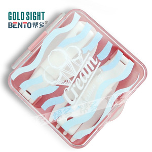 Bangduo Folding Fork Spoon Cutlery With Box Portable Travel Utensil Gift <b>Set</b> <b>Square</b> Design Plastic Lid - Product Image 3