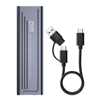Dual M.2 NVME/SATA per digitare C 3.2 SSD custodia esterna custodia custodia hard disk box HD1600