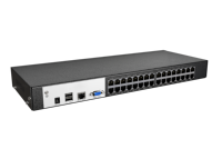 Conmutador KVM digital remoto VGA de 32 puertos sobre CAT5, extensor KVM digital sobre CAT5 para VGA con alcance de 100 m