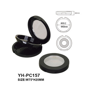 Empty <b>compact</b> <b>powder</b> case container window with mirror - Product Image 6