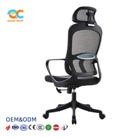 Fauteuils de Direction Ergonomiques Modernes de Luxe en Maille pour Bureau, Chaises de Bureau de Grossiste pour Dirigeants et Managers avec Accoudoirs