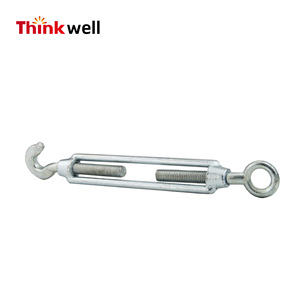 ตัวปรับความตึงแบบเปิดหัวตะขอและ M6ตาของ thinkwell สำหรับ M32เหล็กคาร์บอนชุบสังกะสี - Product Image 1
